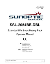 Sunoptic Surgical SSL-2054BE-DBL Manual Del Operador