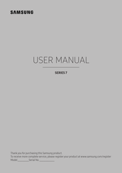 Samsung UA55KU7500 Manual Del Usuario