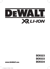 DeWalt DCH334 Traducción De Las Instrucciones Originales