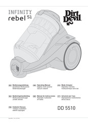 Dirt Devil INFINITY rebel 51 Manual De Instrucciones