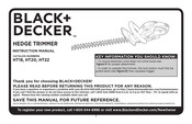 Black and Decker HT20-CA Manual De Instrucciones