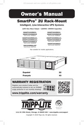 Tripp-Lite SMART2200RMXL2UP Manual Del Propietário