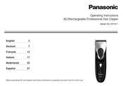 Panasonic ER1611 Manual Del Usuario