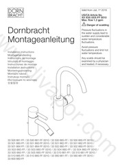 Dornbracht 33 500 661 -FF 0010 Instrucciones De Montaje
