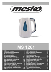 Mesko MS 1261 Manual De Instrucciones