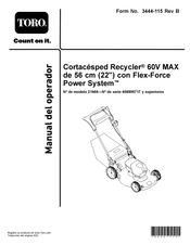 Toro Recycler 21466 Manual Del Operador