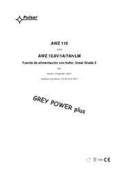 Pulsar GREY POWER plus AWZ 110 Manual Del Usuario