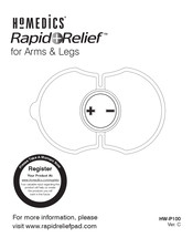 HoMedics Rapid+Relief HW-P100 Manual Del Usuario