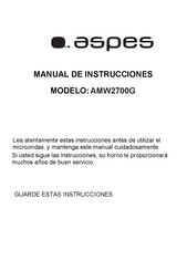 Aspes AMW2700G Manual De Instrucciones