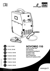 GYS GREENLINE NOVOMIG 110 Manual Del Usuario