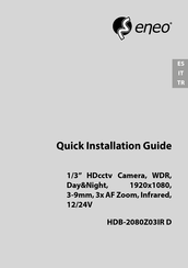 Eneo HDB-2080Z03IR D Guía De Instalación Rápida