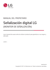 LG 22XE1J Manual Del Propietário