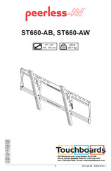 peerless-AV ST660-AW Manual Del Usuario