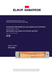 Elnur Gabarron IFB-2000 Instrucciones De Instalacion Y Uso