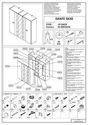 Forma Ideale DANTE 5K3O UP 00424 Instrucciones De Montaje