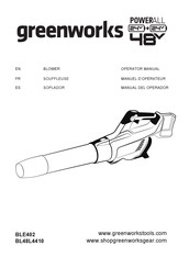 GreenWorks BL48L4410 Manual Del Operador