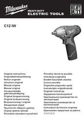 Milwaukee C12 IW Manual Original