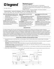 Legrand Wattstopper WRC-TX-LM Instrucciones De Instalación