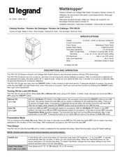 LEGRAND Wattstopper PW-100-24-G Instrucciones De Instalación