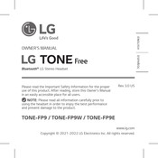 LG TONE FREETONE-FP9E Manual Del Propietário