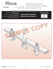 Pfister OX6-150R Guía De Mantenimiento Y Cuidado