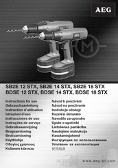 AEG SB2E 12 STX Instrucciones De Uso