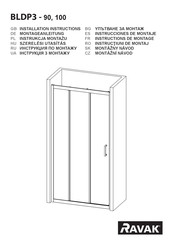 RAVAK BLDP 3-100 L/R Instrucciones De Montaje