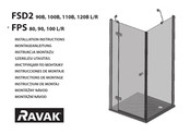 RAVAK FSD2 110B L Instrucciones De Montaje