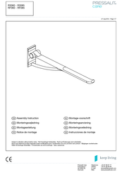 Pressalit Care R3060 Instrucciones De Montaje