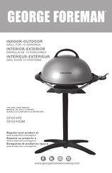 George Foreman GFO240GM Manual De Uso Y Cuidado