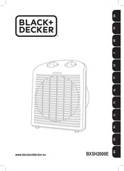 Black+Decker BXSH2000E Manual De Instrucciones