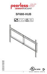 peerless-AV SF680-HUB-ACC Instrucciones De Instalación