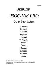 Asus P5GC-VM PRO Guia De Inicio Rapido
