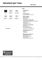 Hotpoint Ariston MWA 122/HA Instrucciones Per Uso