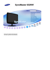 Samsung SyncMaster 932NW Manual Del Usuario