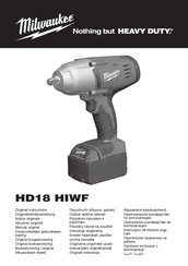 Milwaukee HD18 HIWF Manual Original