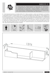 ML MEBLE SHELVE 13 Instrucción De Montaje