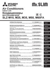 Mitsubishi Electric Mr.SLIM SLZ-M15 Manual De Instrucciones