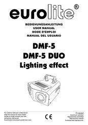 EuroLite DMF-5 Manual Del Usuario