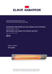 Gabarron IFH-2001 Instrucciones De Instalacion Y Uso