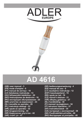 Adler europe AD 4616 Manual De Uso