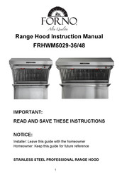 Forno FRHWM5029-36 Manual De Instrucciones