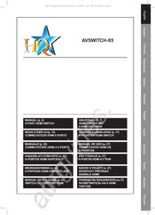 HQ AVSWITCH-85 Manual De Uso