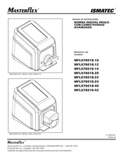 VWR avantor MasterFlex ISMATEC MFLX78018-14 Manual De Instrucciones