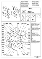 Dedeman FRIDA Instrucciones De Montaje