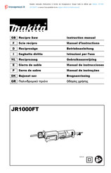 Makita JR1000FT Manual De Instrucciones