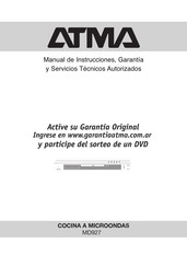 ATMA MD927 Manual De Instrucciones