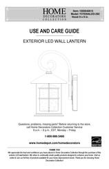 Home Decorators Collection Y37030ALED-292 Guía De Uso Y Mantenimiento