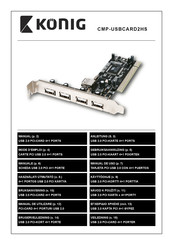 König CMP-USBCARD2HS Guia De Inicio Rapido