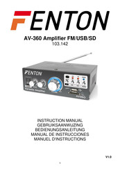 Fenton 103.142 Manual De Instrucciones